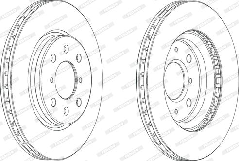 Ferodo DDF2070C - Discofreno www.autoricambit.com