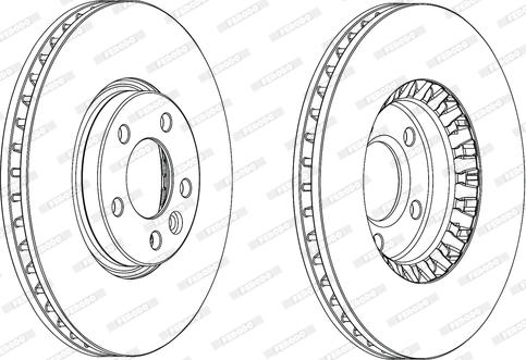 Ferodo DDF2182C-1 - Discofreno www.autoricambit.com