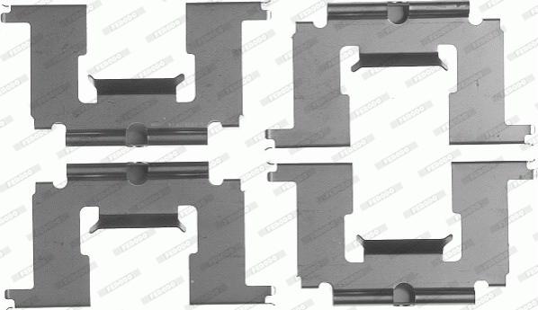 Ferodo FBA469 - Kit accessori, Pastiglia freno www.autoricambit.com