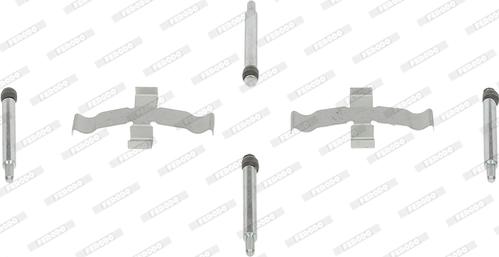 Ferodo FBA402 - Kit accessori, Pastiglia freno www.autoricambit.com