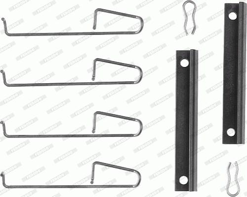 Ferodo FBA436 - Kit accessori, Pastiglia freno www.autoricambit.com