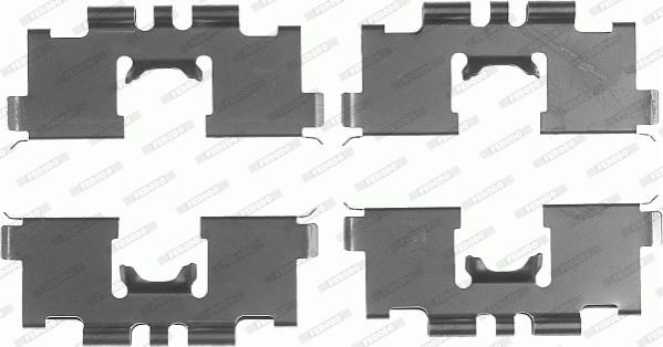 Ferodo FBA471 - Kit accessori, Pastiglia freno www.autoricambit.com