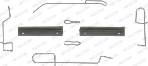 Ferodo FBA504 - Kit accessori, Pastiglia freno www.autoricambit.com