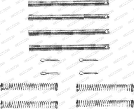 Ferodo FBA507 - Kit accessori, Pastiglia freno www.autoricambit.com