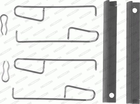 Ferodo FBA520 - Kit accessori, Pastiglia freno www.autoricambit.com