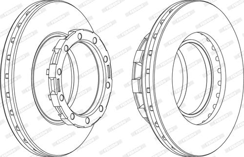 Ferodo FCR168A - Discofreno www.autoricambit.com