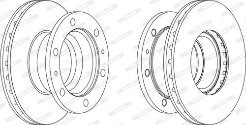 Ferodo FCR105A - Discofreno www.autoricambit.com