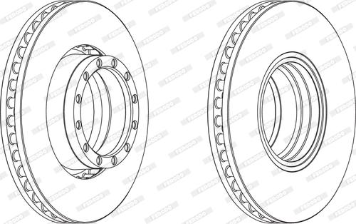 Ferodo FCR251A - Discofreno www.autoricambit.com