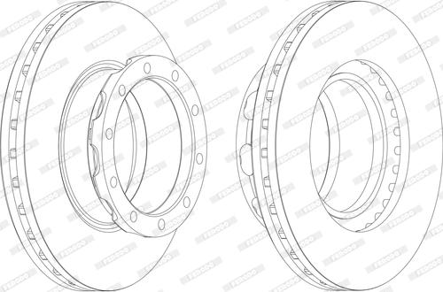 Ferodo FCR288A - Discofreno www.autoricambit.com