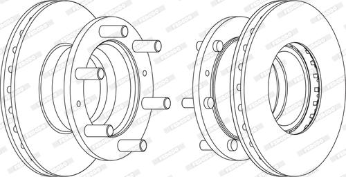 Ferodo FCR233A - Discofreno www.autoricambit.com