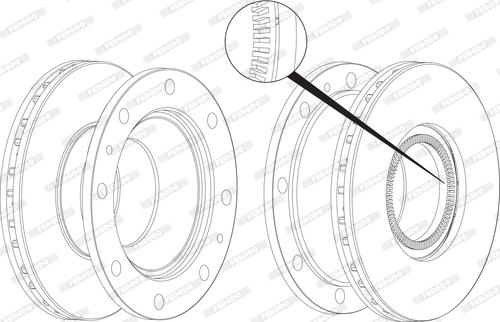 Ferodo FCR237A - Discofreno www.autoricambit.com