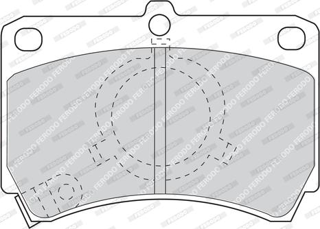 Ferodo FDB993 - Kit pastiglie freno, Freno a disco www.autoricambit.com