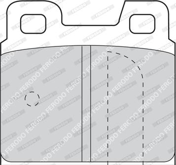 Ferodo FDB93 - Kit pastiglie freno, Freno a disco www.autoricambit.com