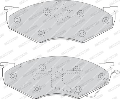 Ferodo FDB927 - Kit pastiglie freno, Freno a disco www.autoricambit.com