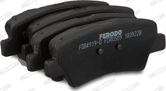 Ferodo FDB4919-D - Kit pastiglie freno, Freno a disco www.autoricambit.com