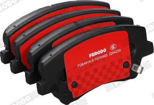 Ferodo FDB4916-S - Kit pastiglie freno, Freno a disco www.autoricambit.com