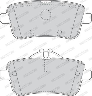 Ferodo FDB4587 - Kit pastiglie freno, Freno a disco www.autoricambit.com