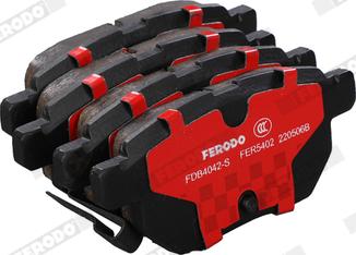 Ferodo FDB4042-S - Kit pastiglie freno, Freno a disco www.autoricambit.com