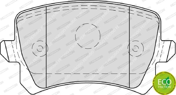 Ferodo FDB4058 - Kit pastiglie freno, Freno a disco www.autoricambit.com