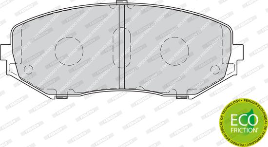 Ferodo FDB4060 - Kit pastiglie freno, Freno a disco www.autoricambit.com