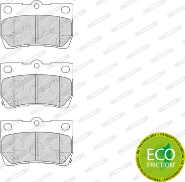 Ferodo FDB4001 - Kit pastiglie freno, Freno a disco www.autoricambit.com