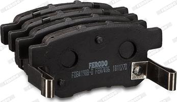 Ferodo FDB4198B-D - Kit pastiglie freno, Freno a disco www.autoricambit.com