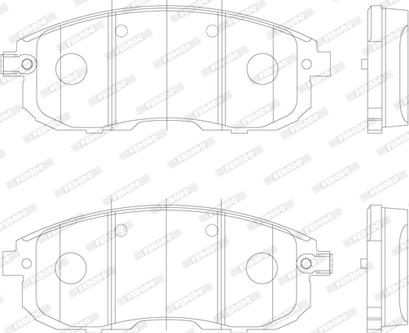 FERODO FDB4148 - Kit pastiglie freno, Freno a disco www.autoricambit.com