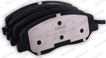 Ferodo FDB4111B-D - Kit pastiglie freno, Freno a disco www.autoricambit.com