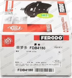 Ferodo FDB4180 - Kit pastiglie freno, Freno a disco www.autoricambit.com