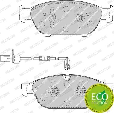 Ferodo FDB4397 - Kit pastiglie freno, Freno a disco www.autoricambit.com