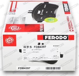 Ferodo FDB4397 - Kit pastiglie freno, Freno a disco www.autoricambit.com