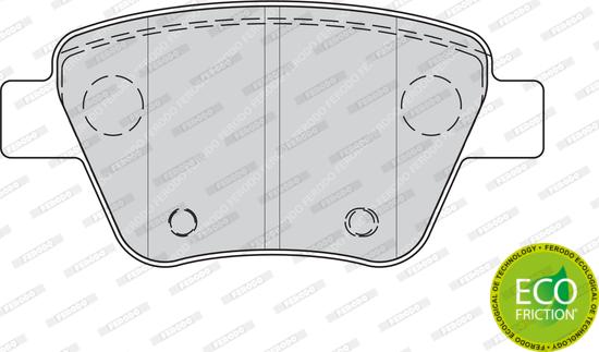 Ferodo FDB4316 - Kit pastiglie freno, Freno a disco www.autoricambit.com