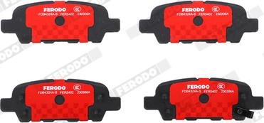 Ferodo FDB4324A-S - Kit pastiglie freno, Freno a disco www.autoricambit.com