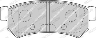 Ferodo FDB4295-D - Kit pastiglie freno, Freno a disco www.autoricambit.com