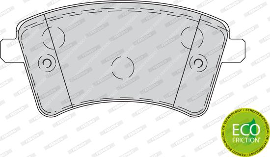 Ferodo FDB4256 - Kit pastiglie freno, Freno a disco www.autoricambit.com