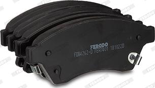 Ferodo FDB4262-D - Kit pastiglie freno, Freno a disco www.autoricambit.com