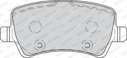 Ferodo FDB4237 - Kit pastiglie freno, Freno a disco www.autoricambit.com