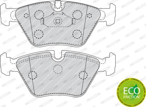 Ferodo FDB4752 - Kit pastiglie freno, Freno a disco www.autoricambit.com