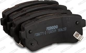 Ferodo FDB4771-D - Kit pastiglie freno, Freno a disco www.autoricambit.com