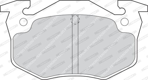 Ferodo FDB558D - Kit pastiglie freno, Freno a disco www.autoricambit.com