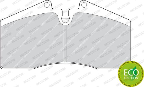 Ferodo FDB560 - Kit pastiglie freno, Freno a disco www.autoricambit.com