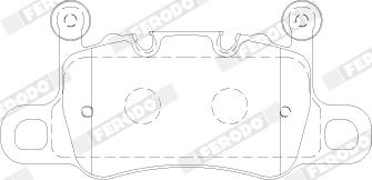 Ferodo FDB5024 - Kit pastiglie freno, Freno a disco www.autoricambit.com