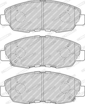 Ferodo FDB5022 - Kit pastiglie freno, Freno a disco www.autoricambit.com