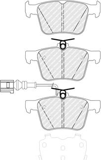 Ferodo FDB5384 - Kit pastiglie freno, Freno a disco www.autoricambit.com