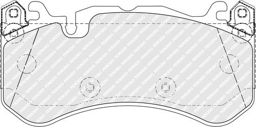 Ferodo FDB5381 - Kit pastiglie freno, Freno a disco www.autoricambit.com