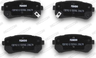 Ferodo FDB1902-D - Kit pastiglie freno, Freno a disco www.autoricambit.com