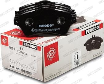 Ferodo FDB1473 - Kit pastiglie freno, Freno a disco www.autoricambit.com