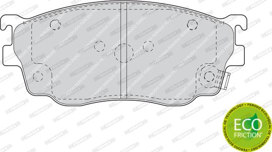 Ferodo FDB1557 - Kit pastiglie freno, Freno a disco www.autoricambit.com