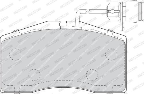 Ferodo FDB1509 - Kit pastiglie freno, Freno a disco www.autoricambit.com