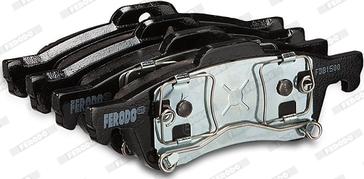 Ferodo FDB1500 - Kit pastiglie freno, Freno a disco www.autoricambit.com